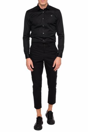 Shirt with a swallow motif application, zdjęcie 2 Shirt with a swallow motif application od McQ Alexander McQueen